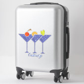 3 Martini Cocktails Thunder_Cove Sticker (Koffer)