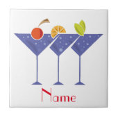 3 Martini Cocktails Thunder_Cove Tegeltje (Voorkant)