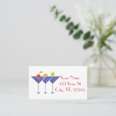 3 Martini Cocktails Thunder_Cove Visitekaartje (Staand voorkant)