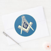 3"Masonic Sticker (Envelop)