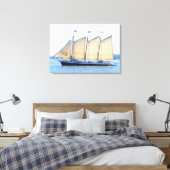 3 masted schoener verpakt canvas (Insitu (Slaapkamer))