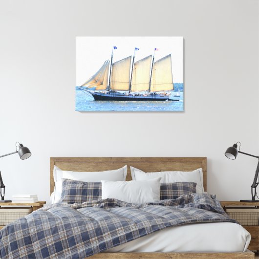 3 masted schoener verpakt canvas (Insitu (Slaapkamer))