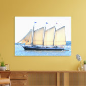 3 masted schoener verpakt canvas (Insitu (Woonkamer))