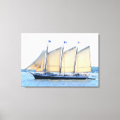 3 masted schoener verpakt canvas (Voorkant)