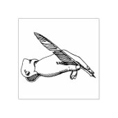 3 maten rubber stempel met afbeelding Hand pen sch (Afrduk)