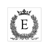 3 maten rubber stempel Monogram Initiaal Letter E (Afrduk)