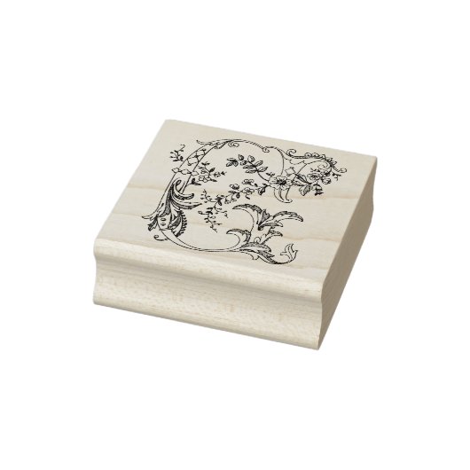 3 maten rubber stempel Monogram Initiaal Letter G (Stempel)