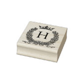 3 maten rubber stempel Monogram Initiaal Letter H (Stempel)