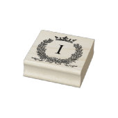 3 maten rubber stempel Monogram Initiaal Letter I (Stempel)
