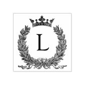 3 maten rubber stempel Monogram Initiaal Letter L (Afrduk)