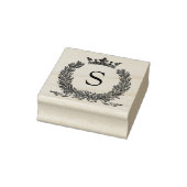 3 maten rubber stempel Monogram Initiaal Letter S (Stempel)