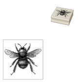 3 maten rubberen stempel met afbeelding Bumblebee (Gestempeld)