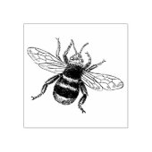 3 maten rubberen stempel met afbeelding Bumblebee (Afrduk)
