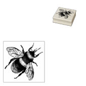 3 maten rubberen stempel met afbeelding Bumblebee (Gestempeld)
