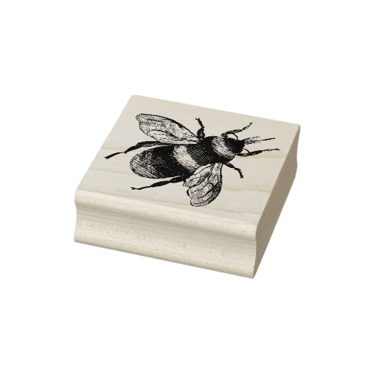 3 maten rubberen stempel met afbeelding Bumblebee (Stempel)