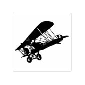 3 maten rubberen stempel met vintage afbeelding Vl (Afrduk)