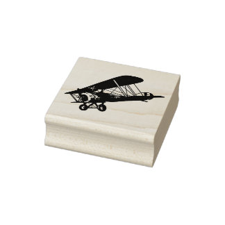 3 maten rubberen stempel met vintage afbeelding Vl