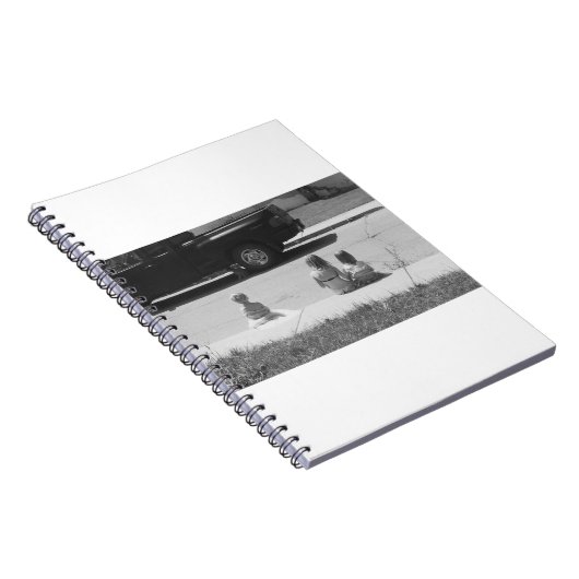 3 Meisjes en een Kat Spiraal Foto Notitieboek (Rechterzijde)