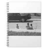 3 Meisjes en een Kat Spiraal Foto Notitieboek (Voorkant)