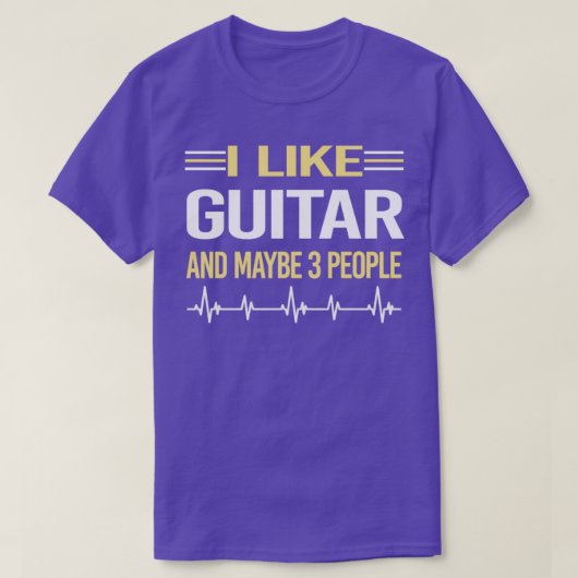 3 Mensen die gitarist spelen T-shirt (Design voorkant)