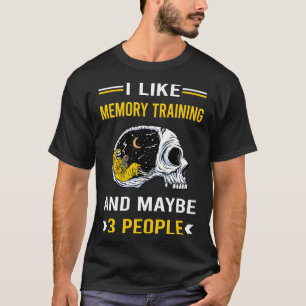 3 mensen geheugen training t-shirt