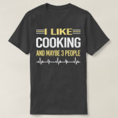 3 Mensen koken T-shirt (Design voorkant)