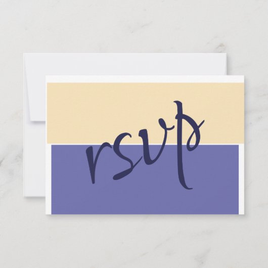 3 Menu Entree Keuze Elegant RSVP Weduwantwoord (Achterkant)