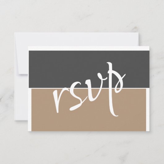 3 Menu Entree Keuzen Elegant RSVP Wedding Reply (Achterkant)