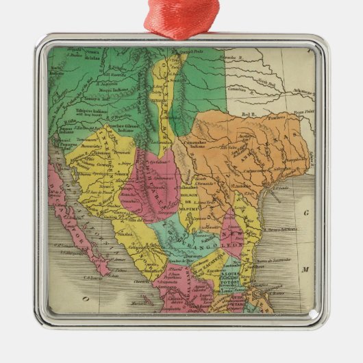 3 Mexico Metalen Ornament (Voorkant)