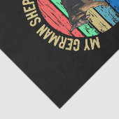 3 Mijn Duitse herder ding Ik ben Cool  Tissuepapier (Detail)