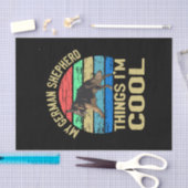 3 Mijn Duitse herder ding Ik ben Cool  Tissuepapier (Craft)