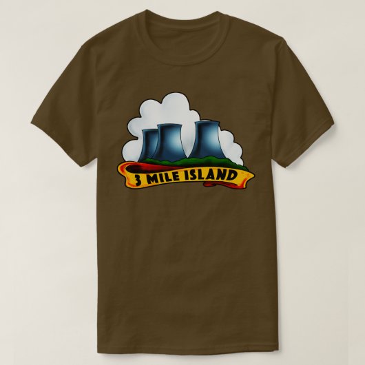 3 Mile Island T-shirt (Design voorkant)