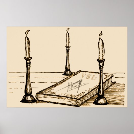 3 minder licht poster (Voorkant)