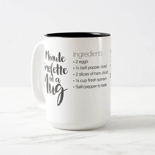 3 Minuut Omelet in een Mok Recipe-LRG MOK (Voorkant links)