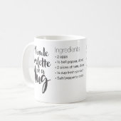 3 Minuut omelet in Mok Recipe (Voorkant links)