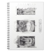 3 Monkeys Gepersonaliseerd Notitieboek Monkey Jaar (Voorkant)