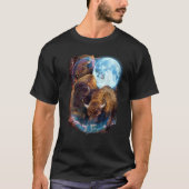 3 Moon Bison Buffalo Animal Bison T-shirt (Voorkant)