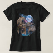 3 Moon Capybara Funny Capibara Rodent Animal Lover T-shirt (Design voorkant)