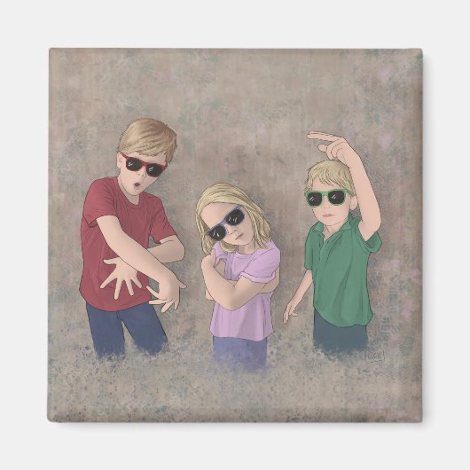 3 Münchkins Magneet (Voorkant)