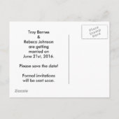 3 Muziekpijlen Aankondigingskaart (Achterkant)