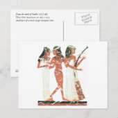 3 muzikanten briefkaart (Voorkant / Achterkant)