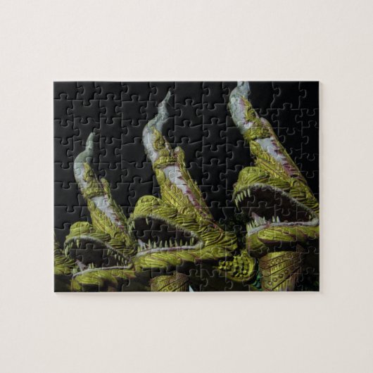 3 Nagas bij nacht Legpuzzel (Horizontaal)