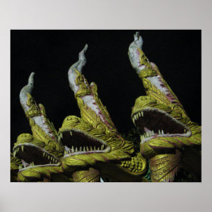 3 Nagas 's Nachts Poster