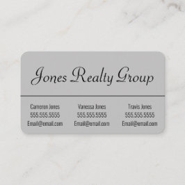 3 namen QR-code Logo | Grijs Modern Klein Visitekaartje