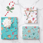 3 Namen Schattige Matching Christmas Snoep 19x29 Inpakpapier Vel<br><div class="desc">Deze 3 vellen van vakantie, kerst, winter seizoen inpakpapier kan worden gebruikt op zoveel verschillende manieren anders dan inpakpakketten. De namen kunnen eenvoudig worden gewijzigd of verwijderd met behulp van de meegeleverde Sjabloon. Gedrukt op zwaargewicht 70 lb. ongecoat mat (afgebeeld) of 80 lb. halfglanzend papier. De achterkant heeft rasterrichtlijnen voor...</div>