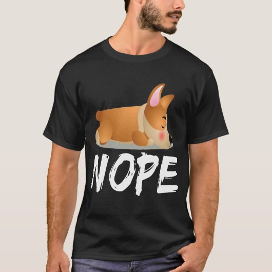 3 Nee - Corgi T-shirt (Voorkant)