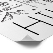 3 neem een heek poster (Hoek)