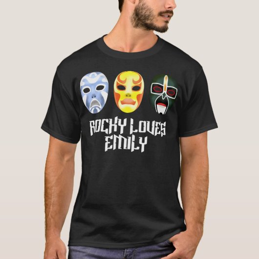 3 Ninjas Rocky houdt van Emily Masks T-shirt (Voorkant)