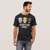 3 Ninjas Rocky houdt van Emily Masks T-shirt (Voorkant volledig)