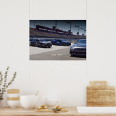 3 Nissan GT-R32 Skyline & R35 Autoclub Speedway Poster (Keuken)